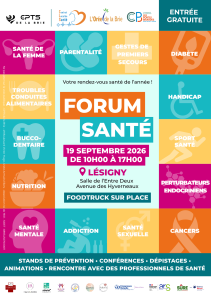 Affiche du Forum santé du 19 septembre 2026 à Lésigny