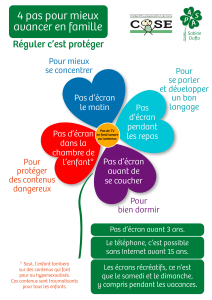 Affiche 4 pas pour mieux avancer en famille