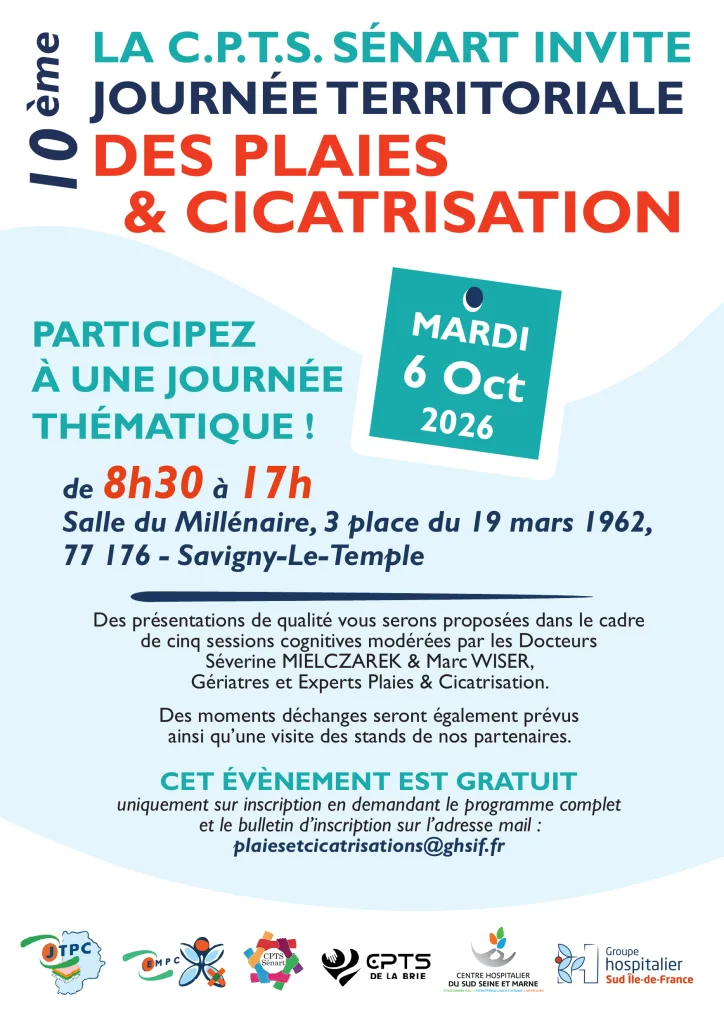 Journée territoriale des plaies et cicatrisation