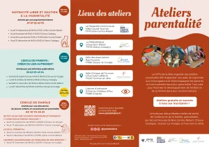 Programme des ateliers parentalité du second semestre 2026