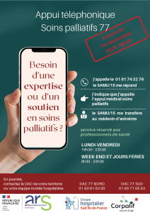 Appui téléphonique Soins palliatifs 77